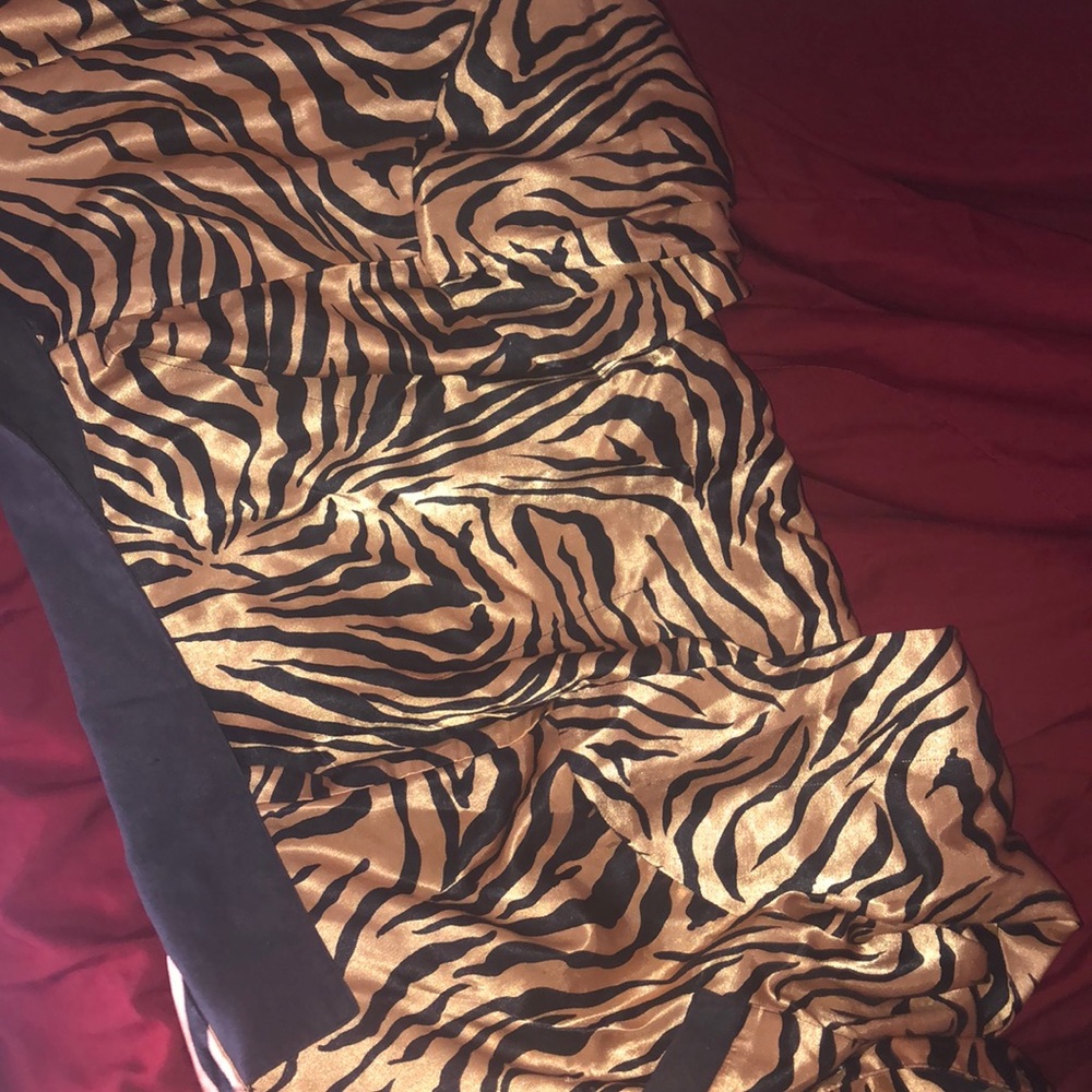 Gold Zebra Print Jacket